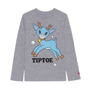 Hybrid Boys Reindeer Graphic T-Shirt Medium